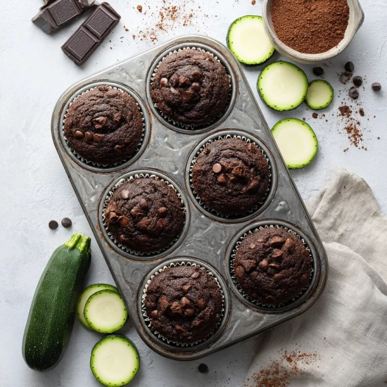 Chocolate Zucchini Muffins