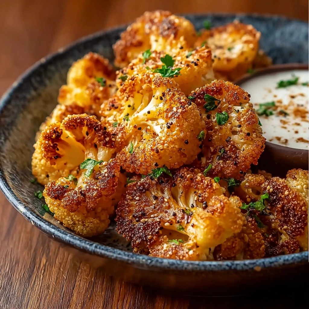 Chou-fleur Rôti Croustillant au Parmesan Serving