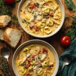 Creamy Tuscan Tortellini Soup
