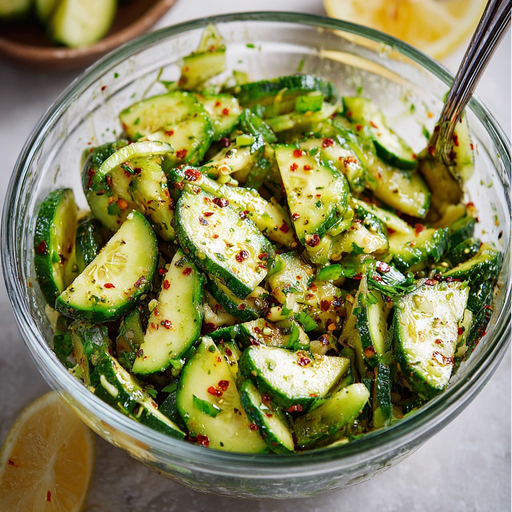 Cucumber Avocado Salad