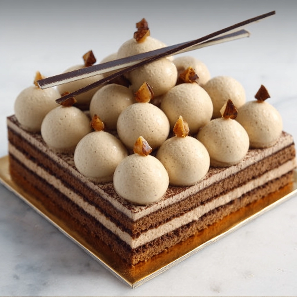 Entremets Praline Chocolat : un dessert fondant qui rappelle les grandes tables 5 Entremets Praline Chocolat Serving