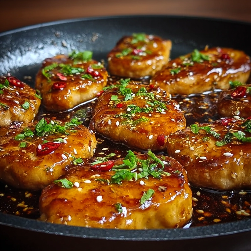 Escalopes Poulet Caramelisees Ail Miel : recette facile, savoureuse et rapide 5 Escalopes Poulet Caramelisees Ail Miel Steps