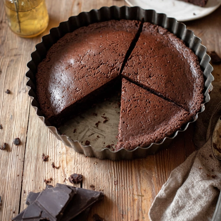 Fabuleux gâteau chocolat Cyril Lignac Serving