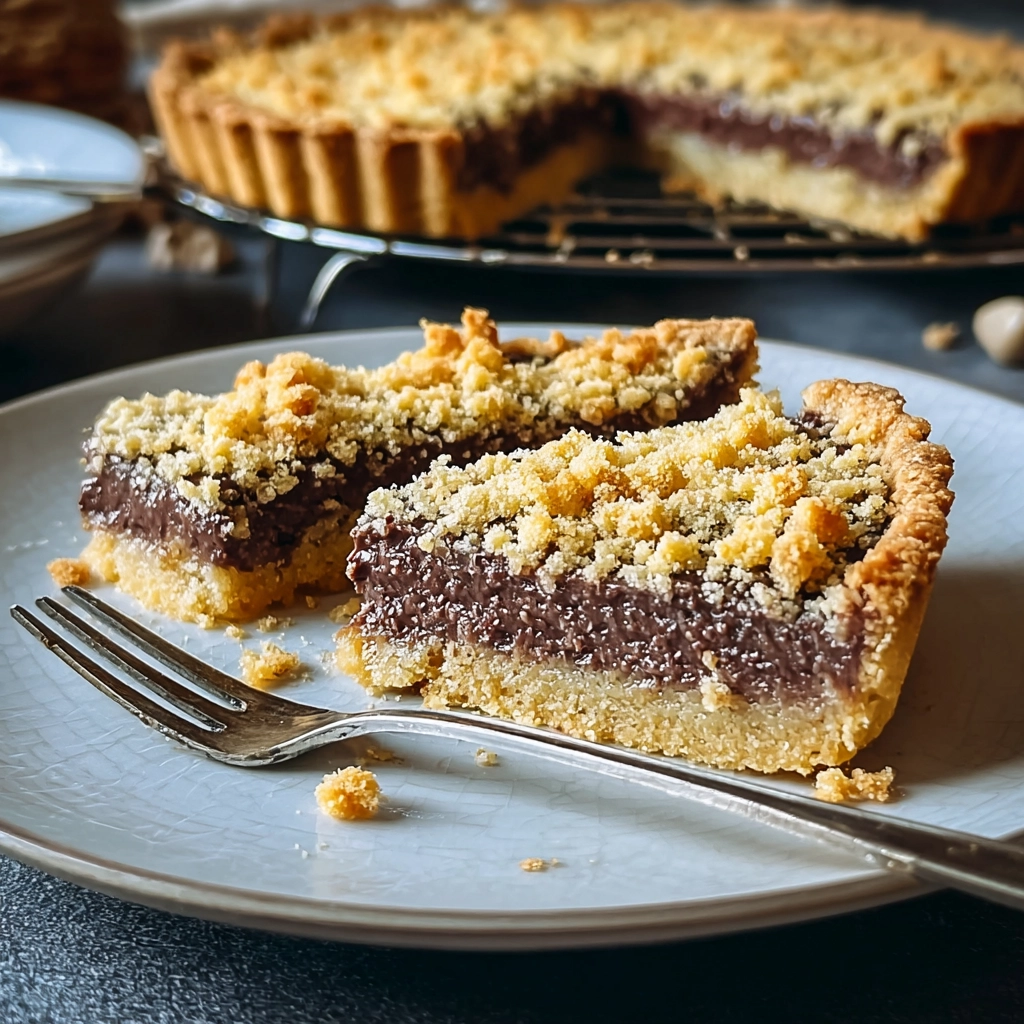 Gâteau Crumble Nutella Serving