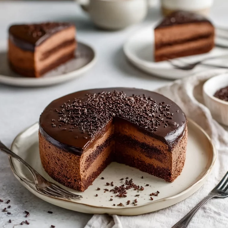 Gâteau Trois Mousses Chocolat