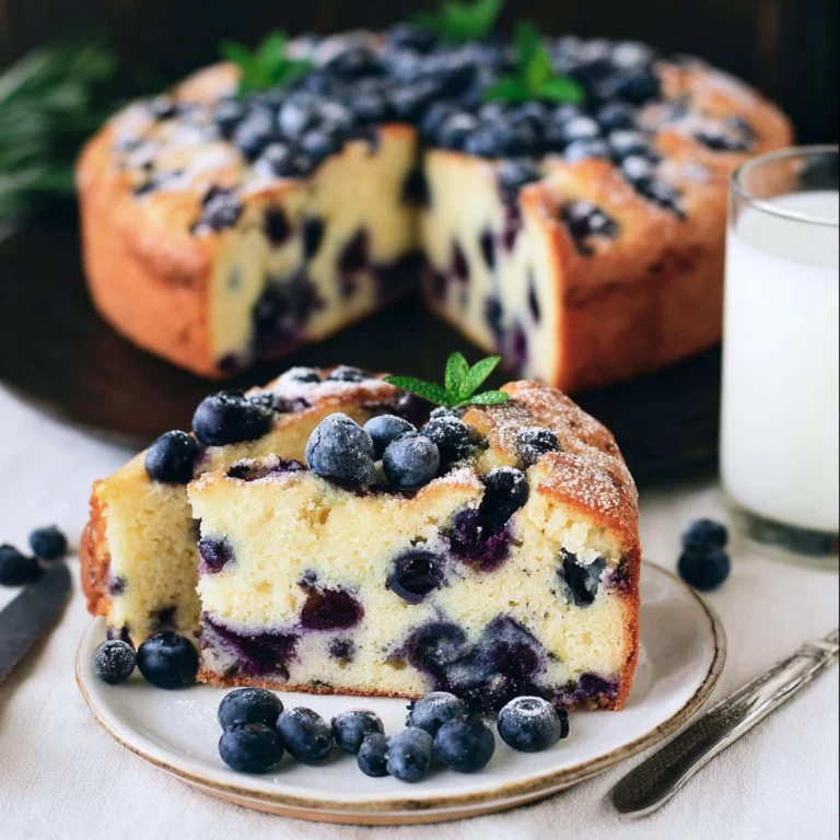 Gateau Yaourt Myrtilles