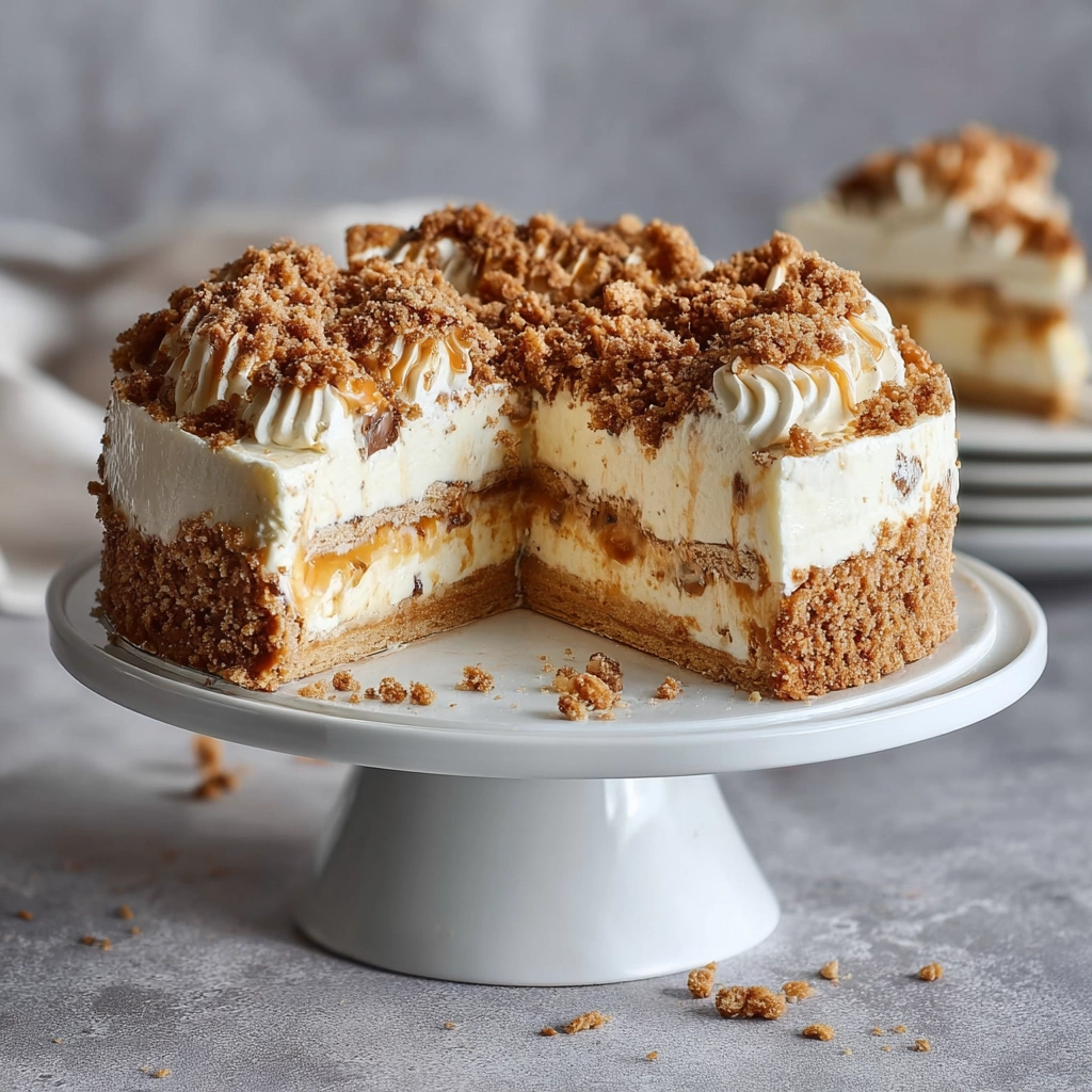 Gâteau glacé mascarpone speculoos