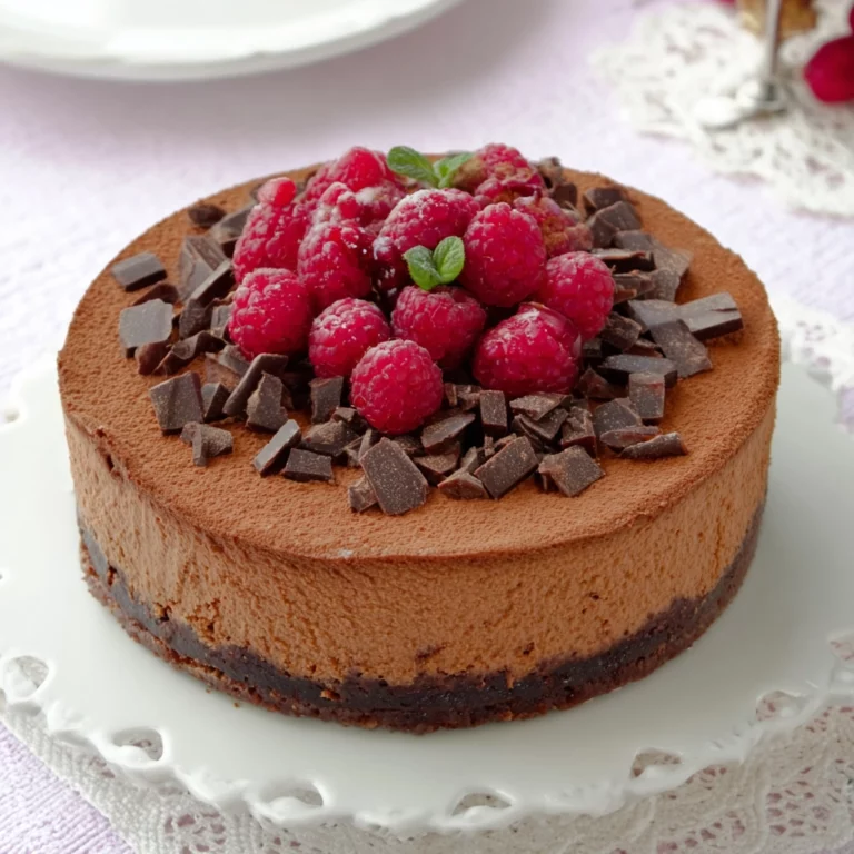 Gâteau mousse au chocolat