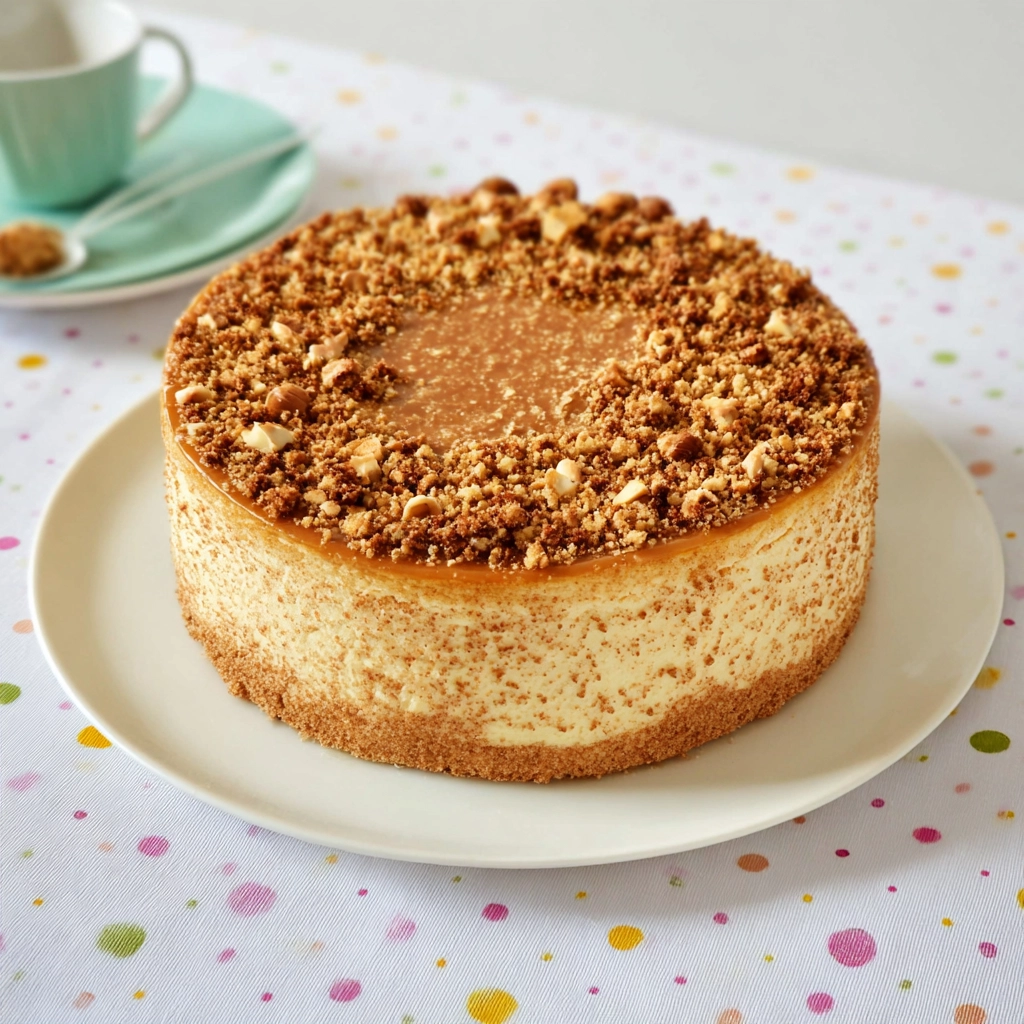 Gâteau nuage praliné Serving