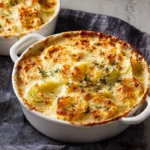 Gratin de poireaux au parmesan