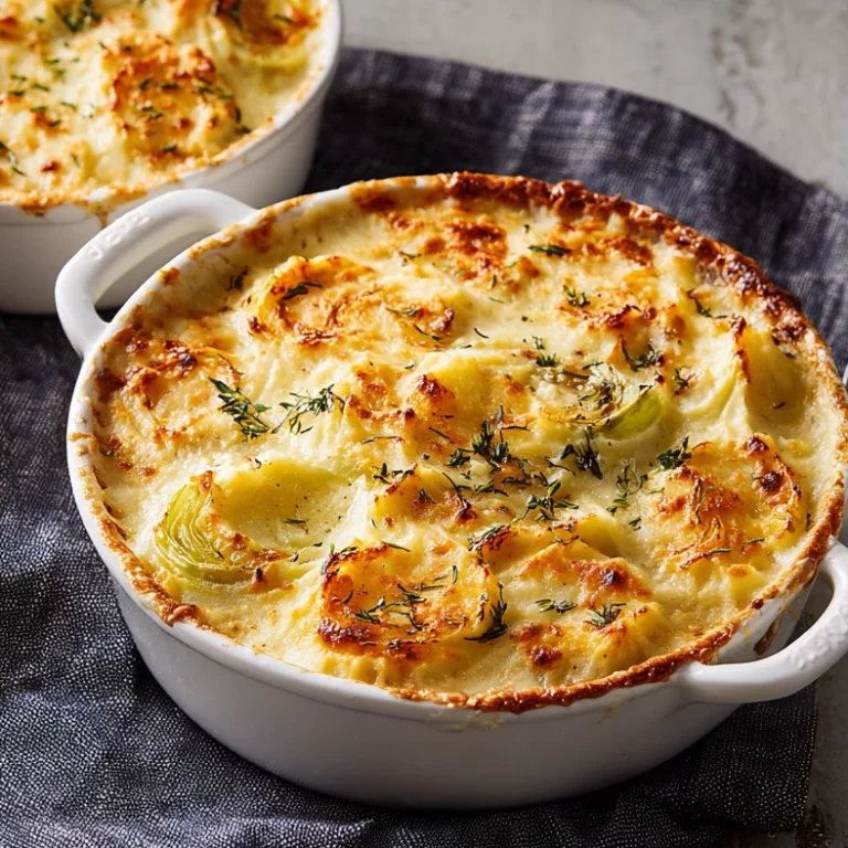 Gratin de poireaux au parmesan