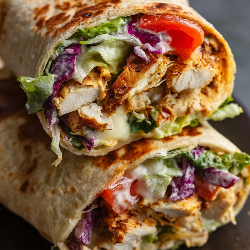 Honey Mustard Chicken Wrap