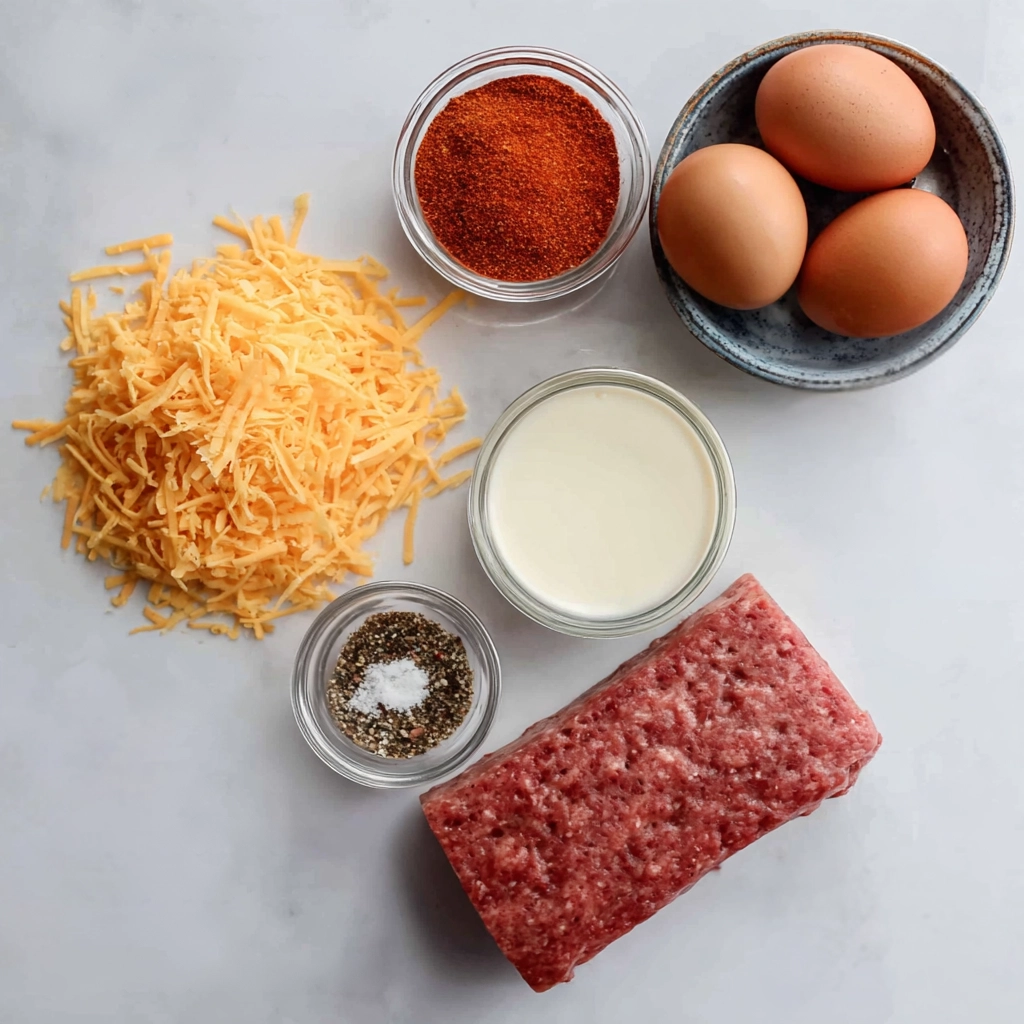 Keto Taco Pie Ingredients