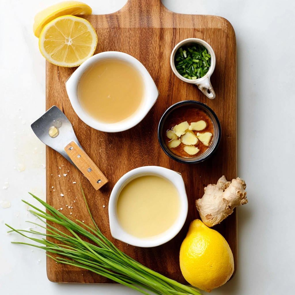 Lemon Garlic Tahini Dressing : la sauce qui change tout 5 Lemon Garlic Tahini Dressing Ingredients