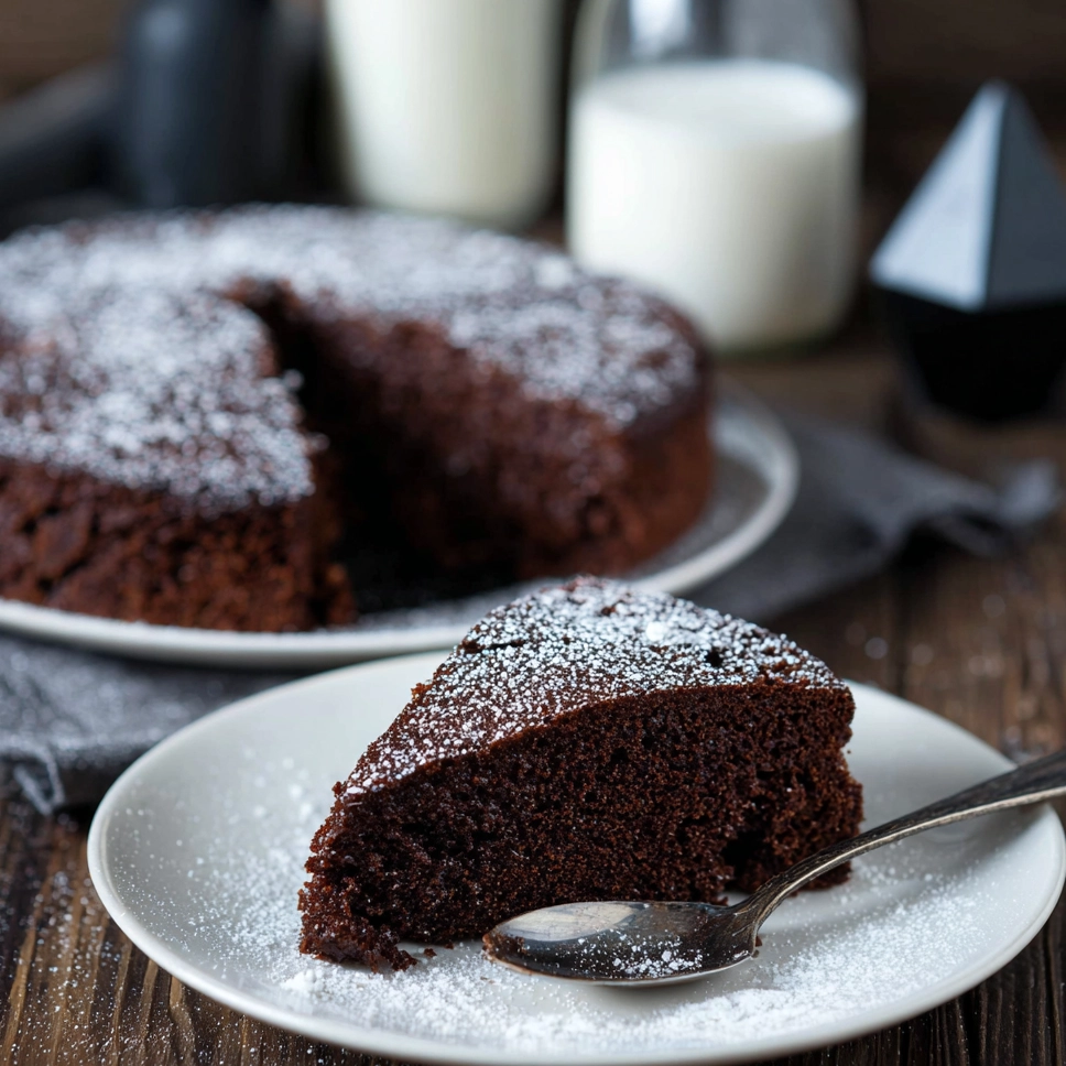 Moelleux au chocolat Serving