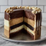 Ombre Brown Cake