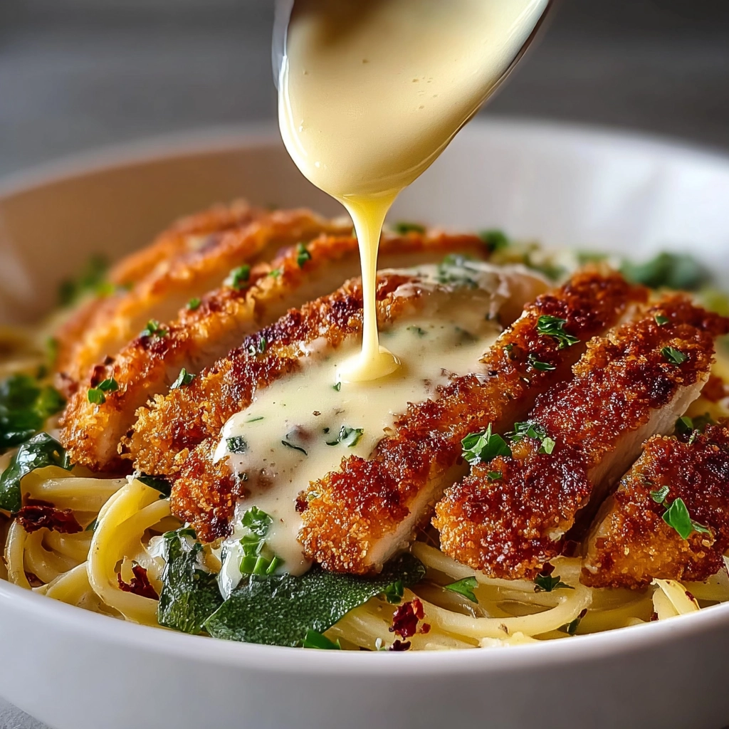 Poulet Parmesan Crémeux Serving