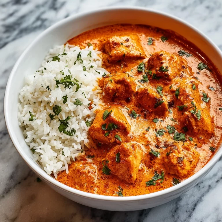 Poulet tikka masala