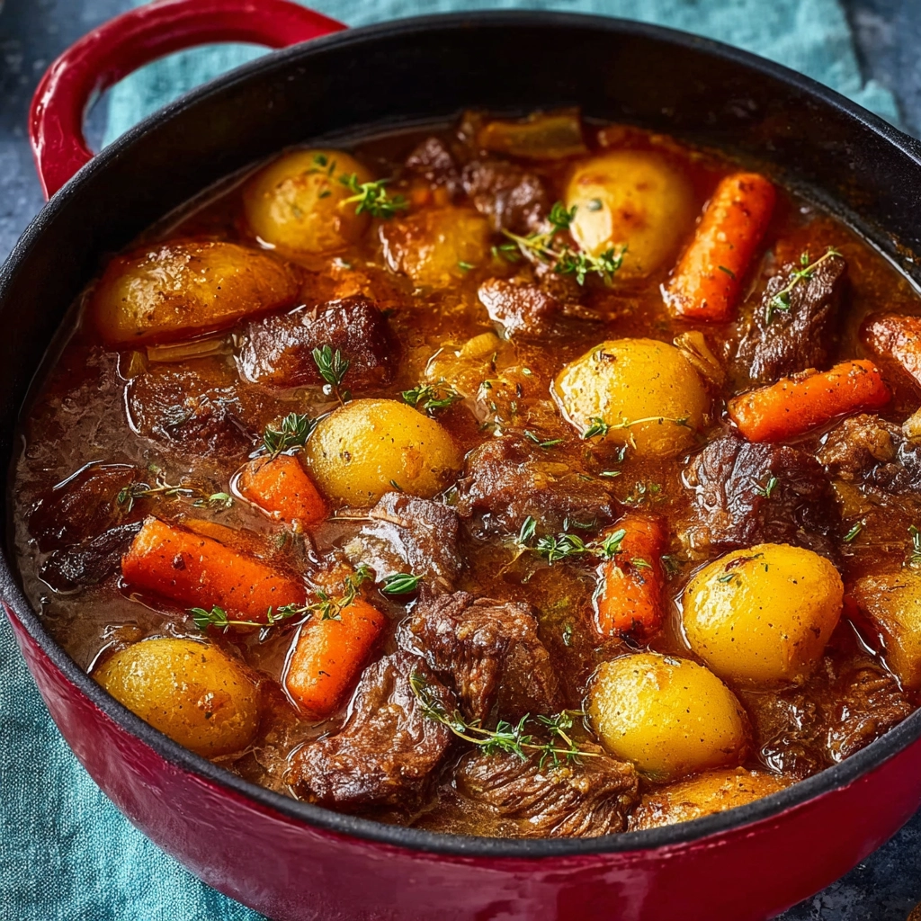 Ragoût de Bœuf Serving