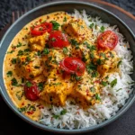 Recette Poulet Crémeux Riz