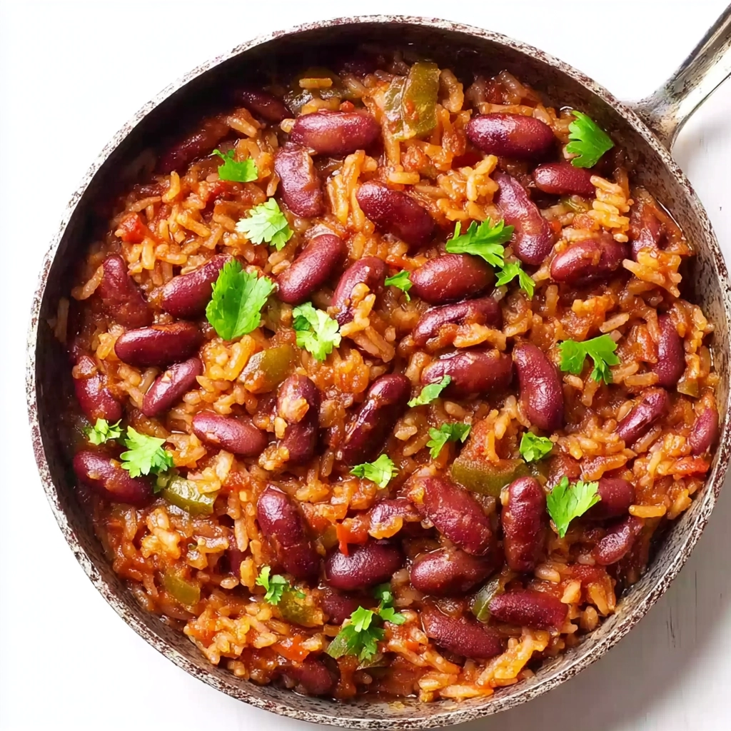 Riz Haricots Rouges Serving