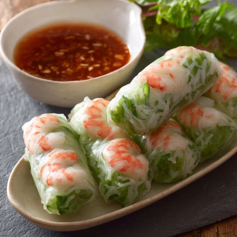 Rouleaux Printemps Crevettes