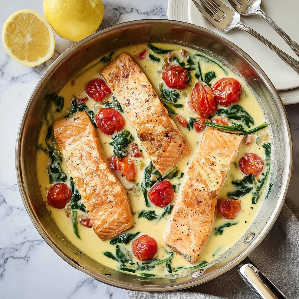 Saumon à la toscane