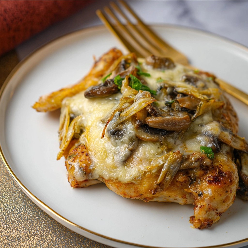 Smothered Chicken Serving