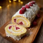 bûche framboise chantilly mascarpone