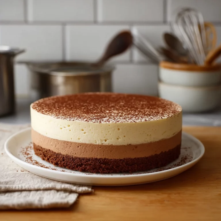 gâteau 3 chocolats