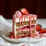 gâteau d’anniversaire framboise coco
