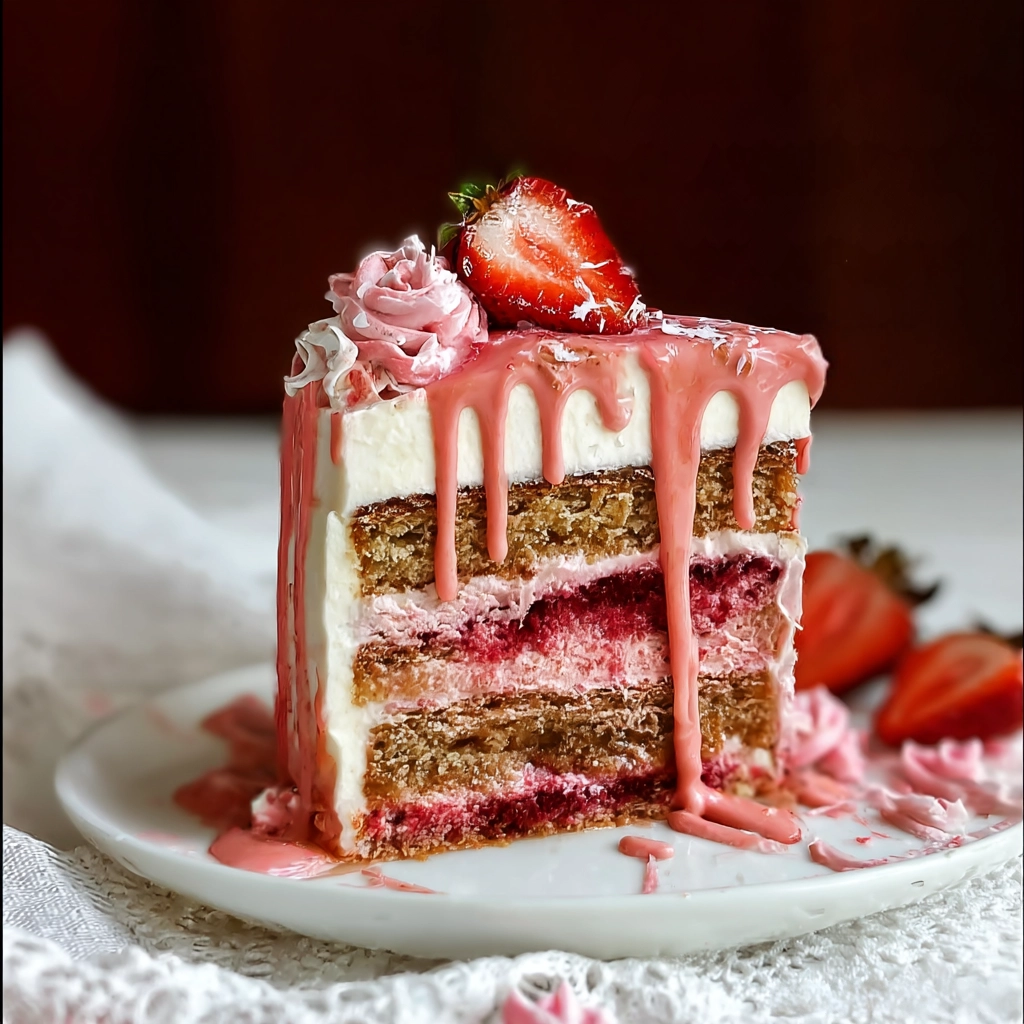 gâteau d’anniversaire framboise coco