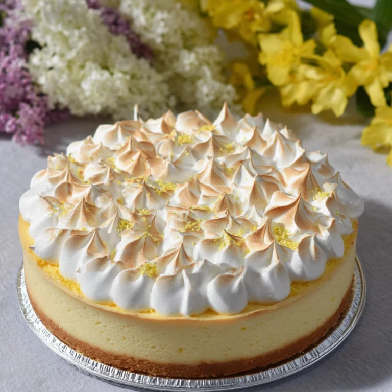 gâteau nuage citron meringue