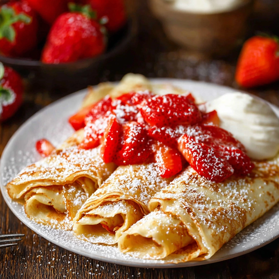 Best Crepes Recipe : la recette française inratable et veloutée 5 Best Crepes Recipe Serving