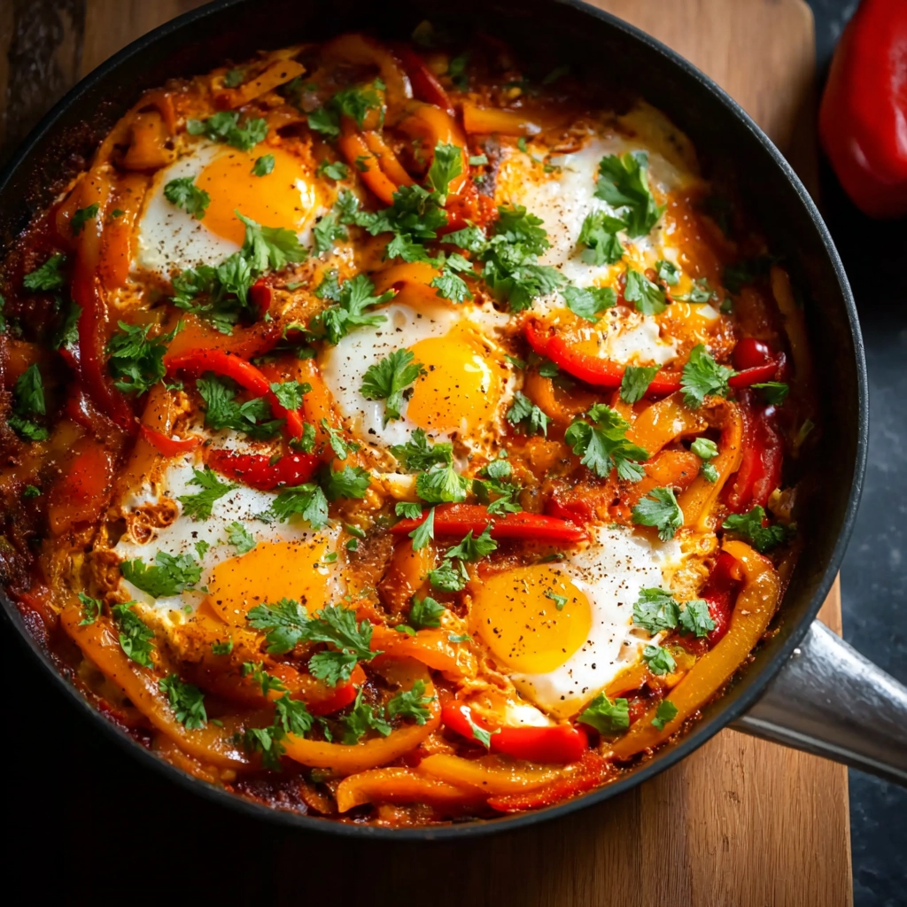 Chakchouka Poivrons : la recette ensoleillée qui transforme votre table 5 Chakchouka Poivrons Serving