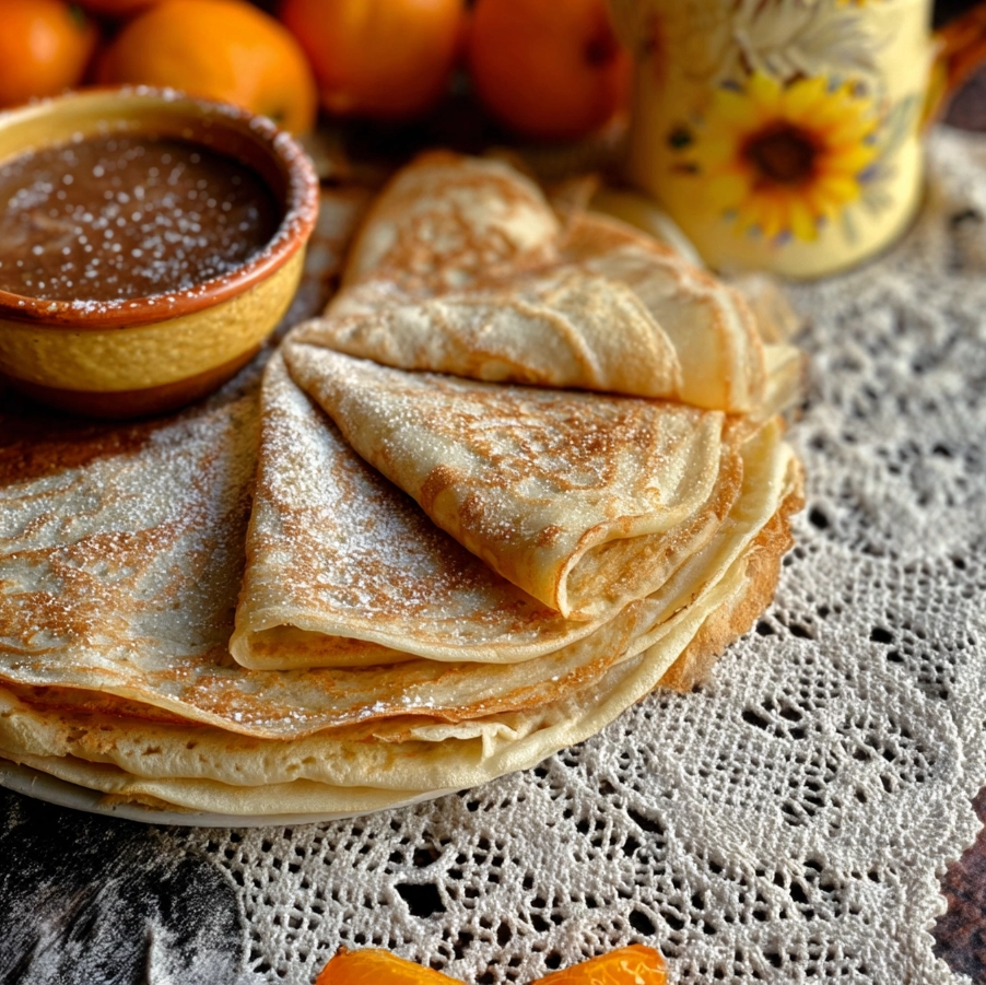 Crêpes Cyril Lignac : la recette incontournable pour des crêpes fines et légères 5 Crêpes Cyril Lignac Serving