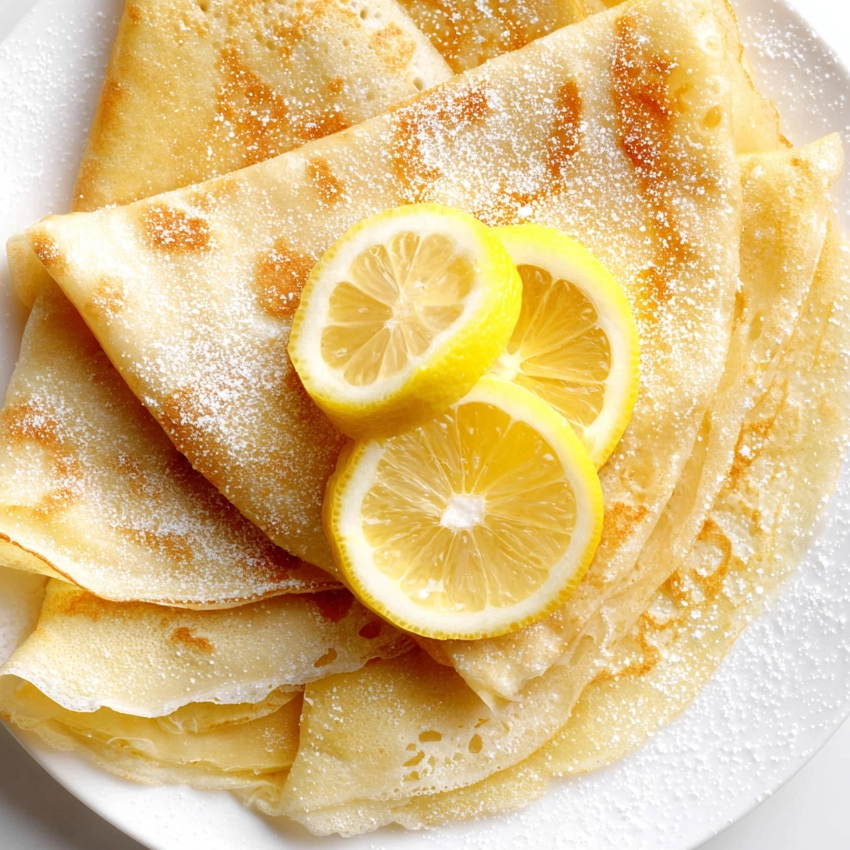 Easy French Crepes Serving
