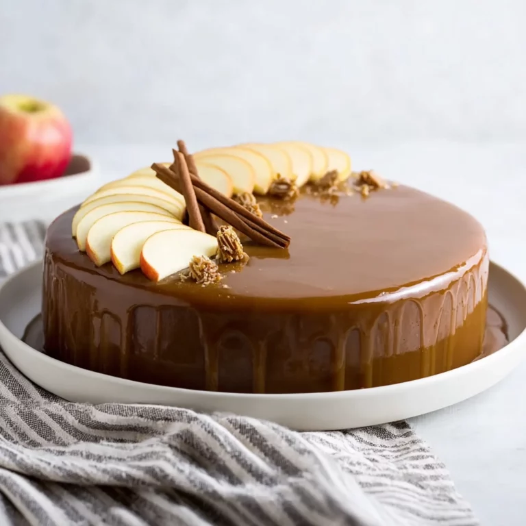 Entremets pomme caramel