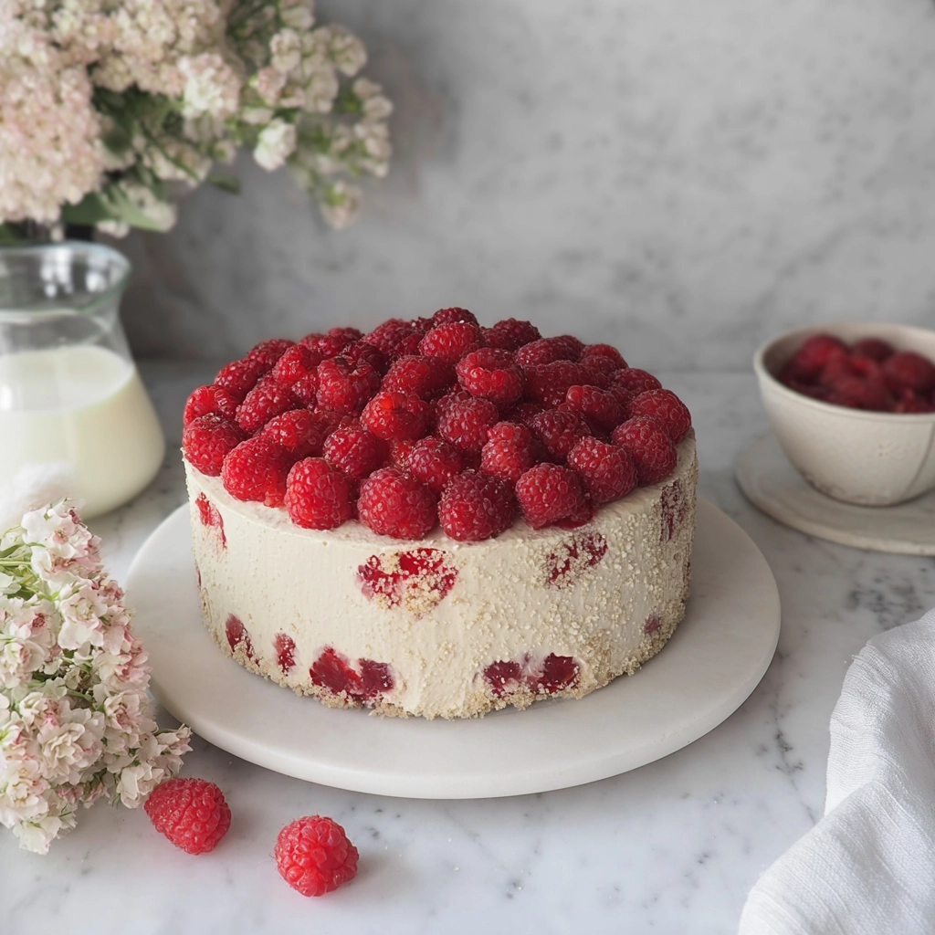 Framboisier facile fondant et moelleux 4 Framboisier facile