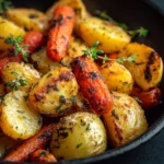 Garlic Herb Roasted Potatoes Carrots Zucchini