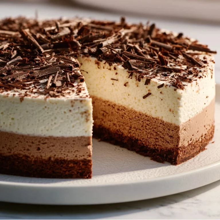 Gâteau trois mousses