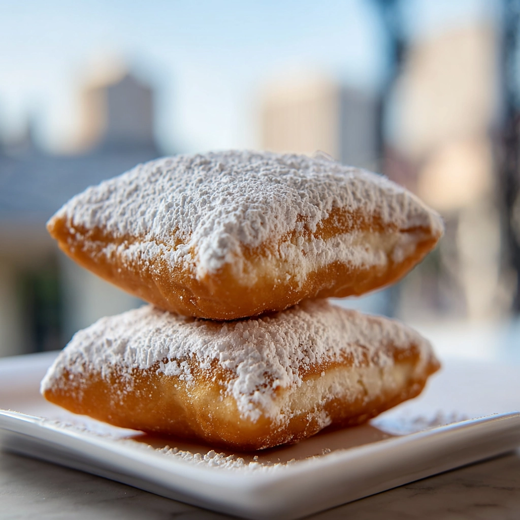 New Orleans Beignets Serving
