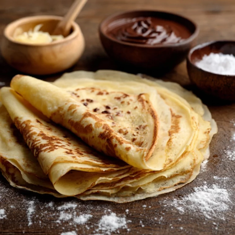 Pâte à Crêpes Rapide