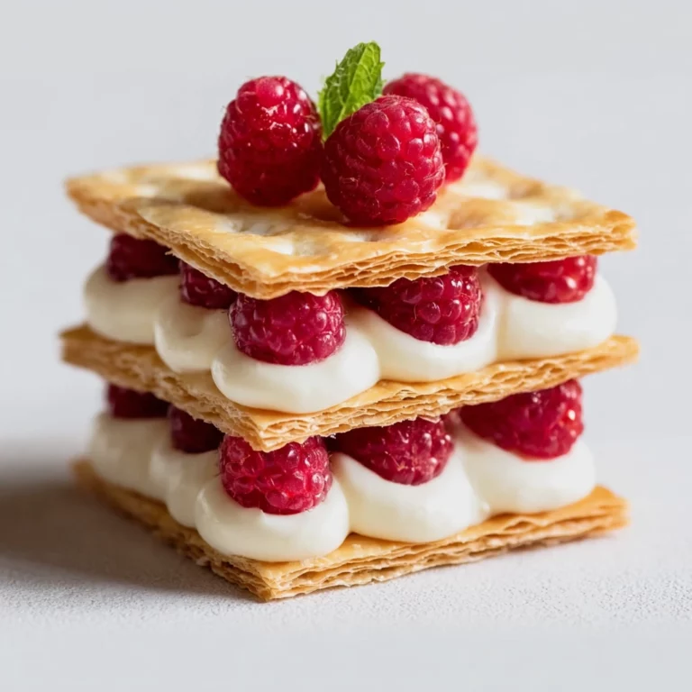 Raspberry Cream Napoleons