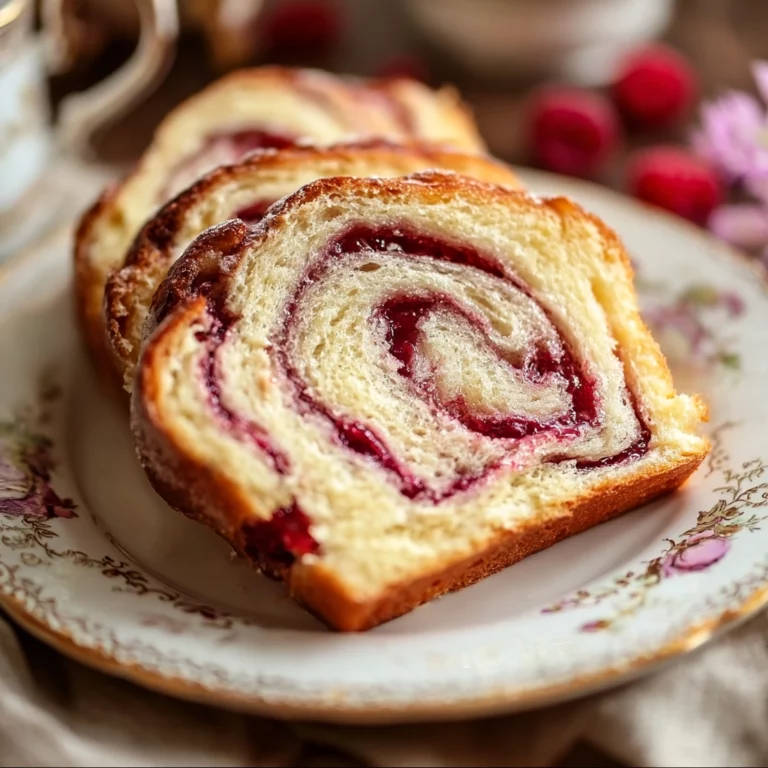 Raspberry Swirl Brioche