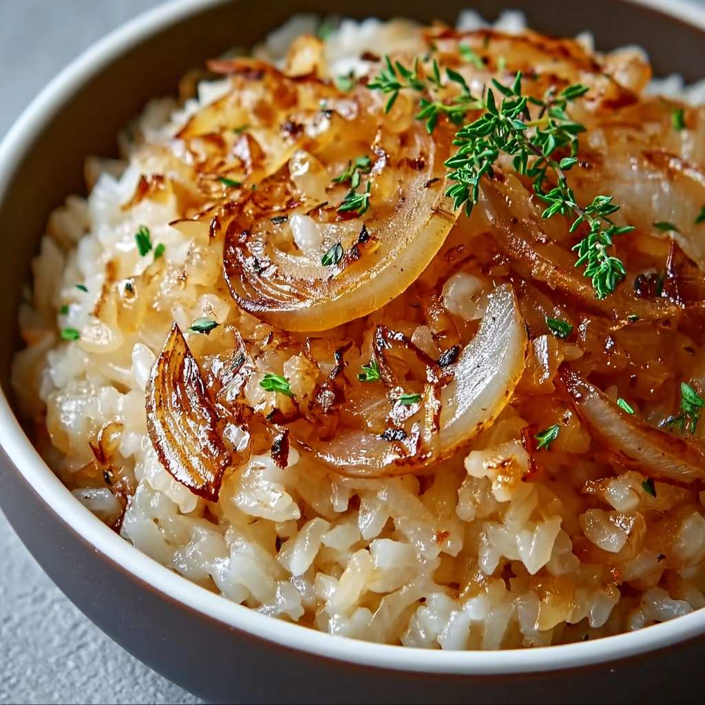 Riz à l'oignon