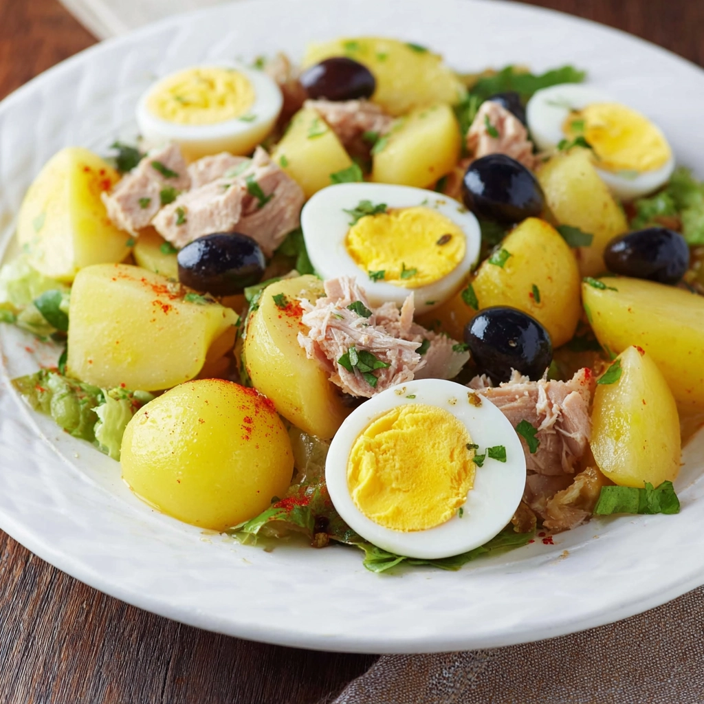 Salade de pommes de terre thon