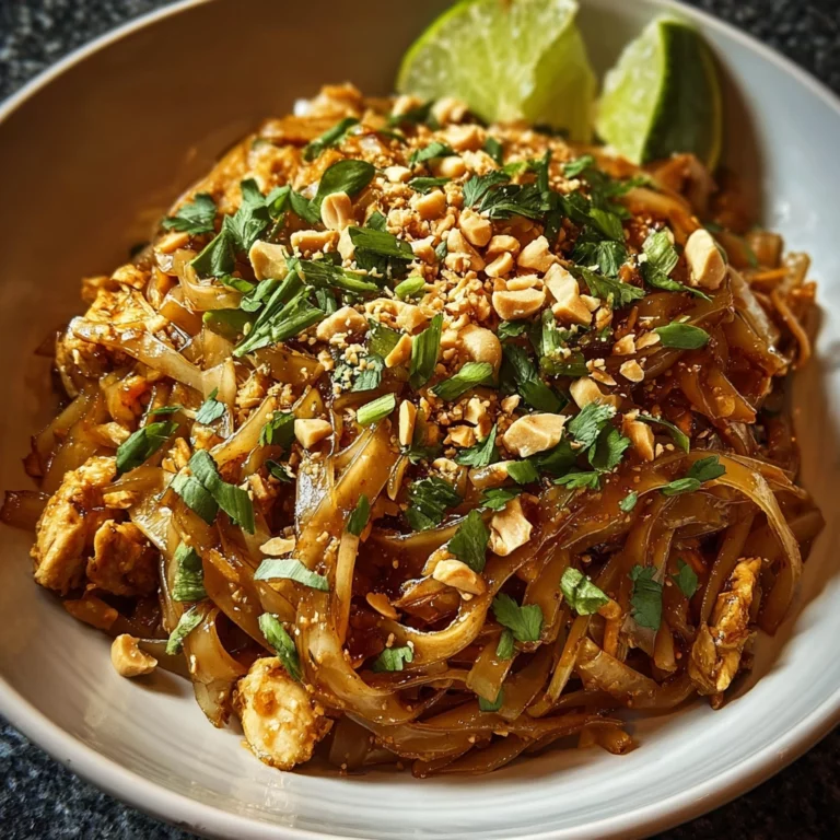 pad thaï au poulet facile