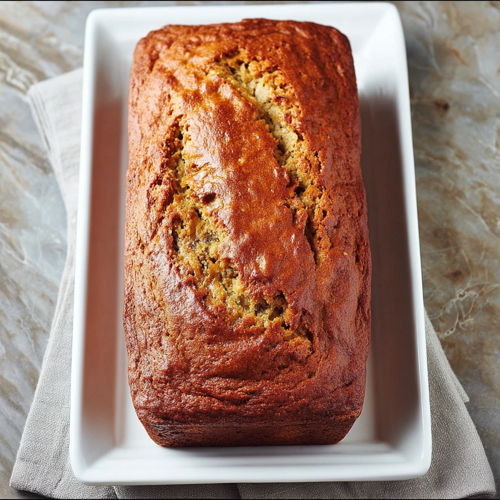 Banana Bread américain traditionnel moelleux 4 Banana Bread