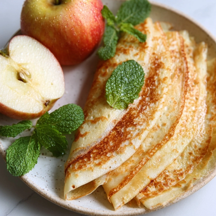 Crêpes aux pommes